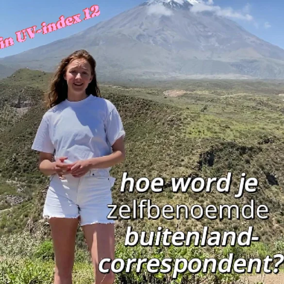Noah Moeys (28) maakt vlog voor Villamedia over haar leven als correspondent