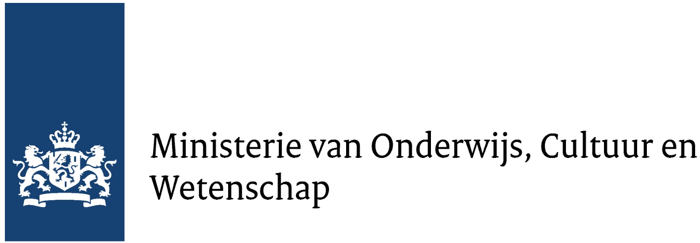 Ministerie van Onderwijs, Cultuur en Wetenschap,
                            Amersfoort