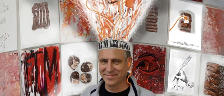 Met de poten in het commerciële bluswater