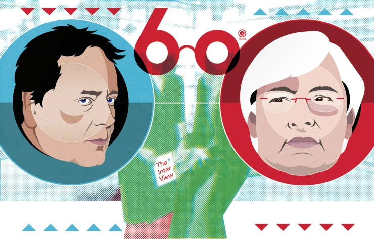 Harm Taselaar neemt Marcel Gelauff de maat