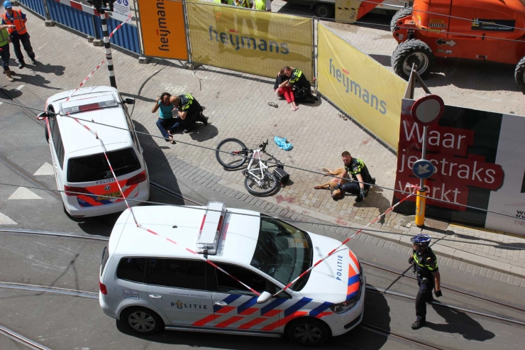 Foto DNA: Bijtdrama in Haagse binnenstad