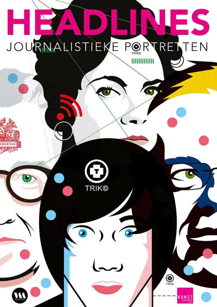 Illustrator TRIK exposeert zijn journalistieke portretten uit Villamedia