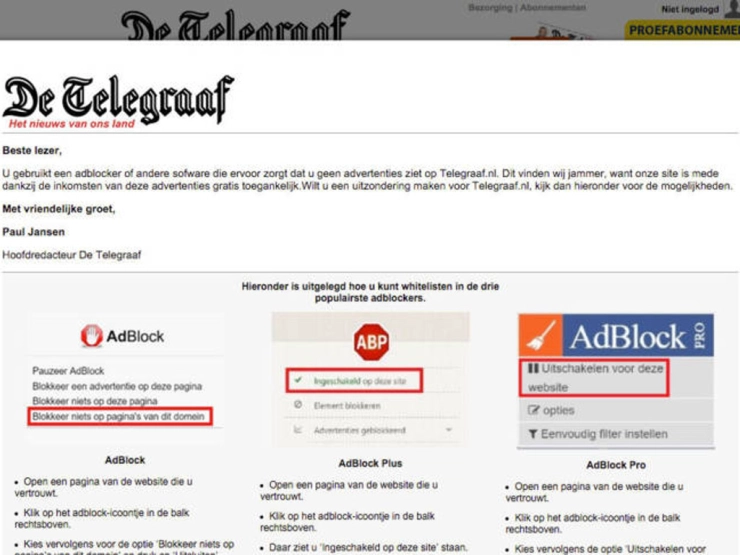 ‘Gebruik adblockers afgenomen door bewustwordingscampagne’