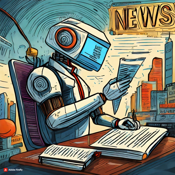De Geïllustreerde Kunstmatige Intelligentie brengt nieuws, maar doet dat zonder redactie