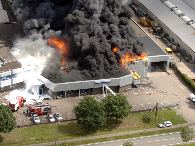 L1 geen calamiteitenzender bij brand