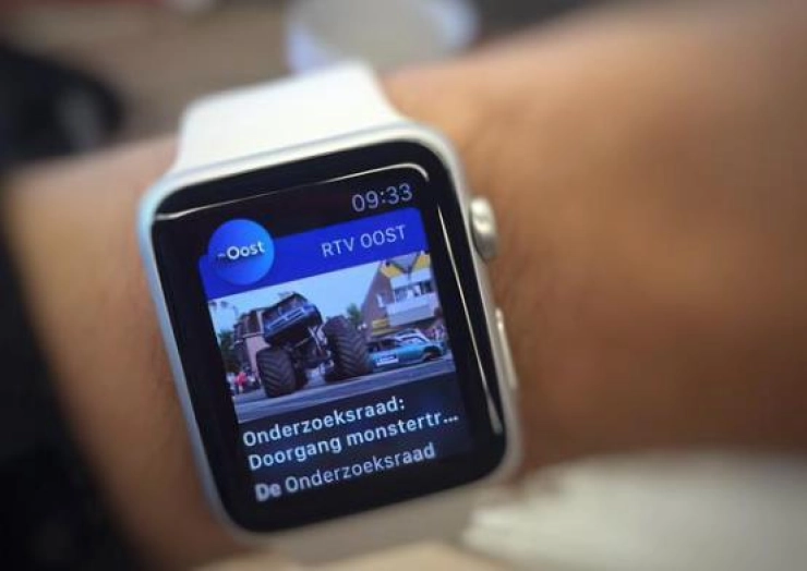 Regionale omroepen brengen app Apple Watch