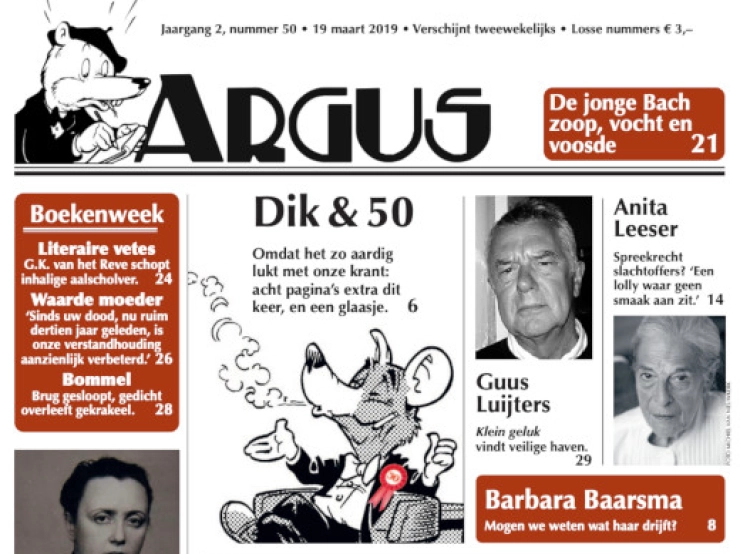 Argus-abonnee: oud, man en erg tevreden
