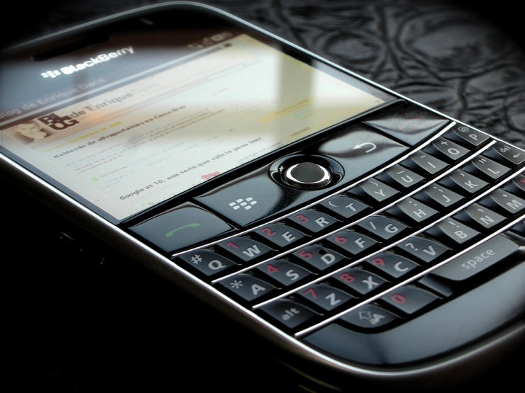 Reuters onderzocht om Blackberry-koers