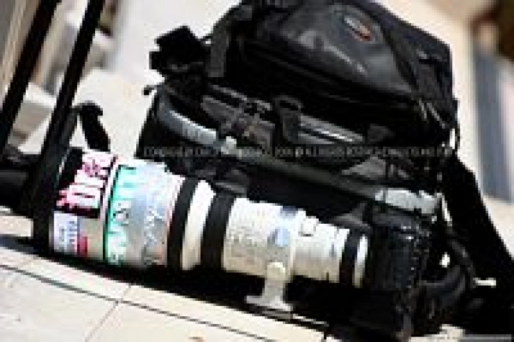 Fotografen bij interlands achter boarding