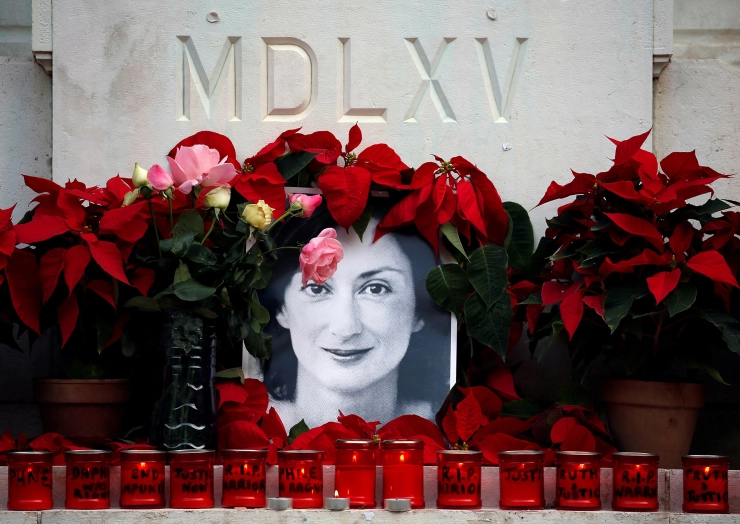 Malta: onderzoek naar tegenwerking moord Caruana Galizia door oud-politiechef