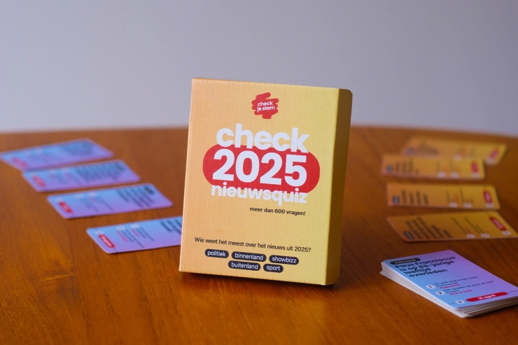Check Je Stem breidt uit met spel over het nieuwsjaar