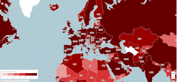 Miljard views door coronavisualisaties LocalFocus
