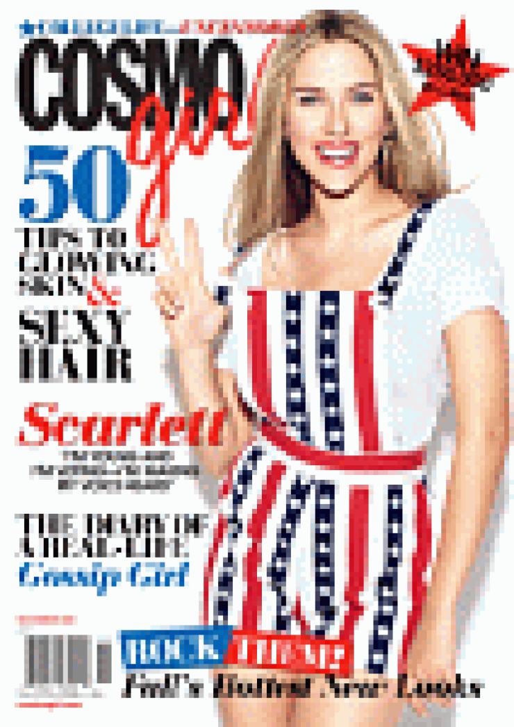 Cosmogirl verdwijnt alleen in Amerika