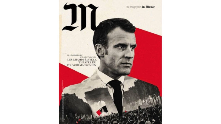 Le Monde excuseert zich voor cover Macron