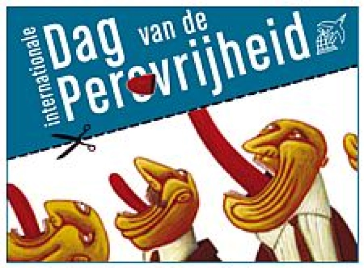 Acties tijdens Dag van de Persvrijheid