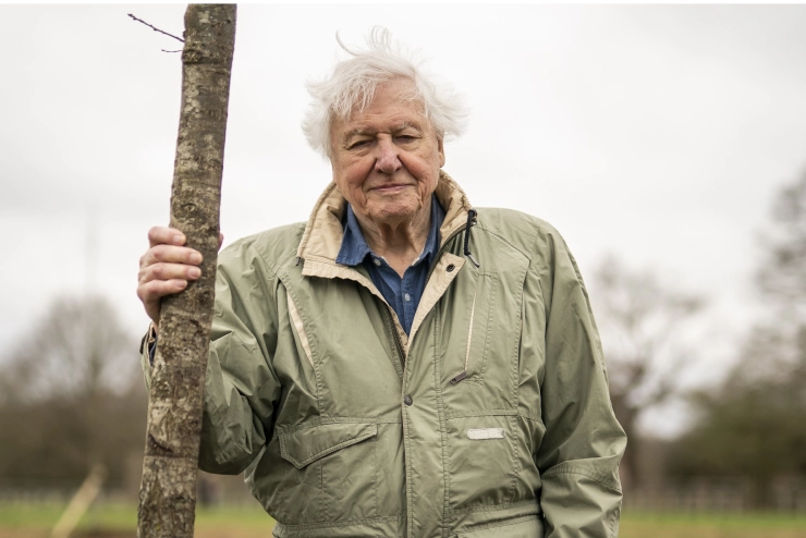 Bioloog en televisiemaker David Attenborough presenteert laatste serie Planet Earth