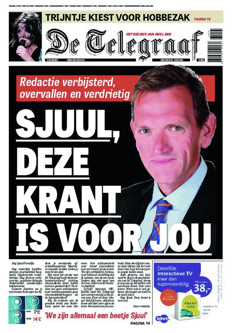 Telegraaf komt met ‘De Sjuul’