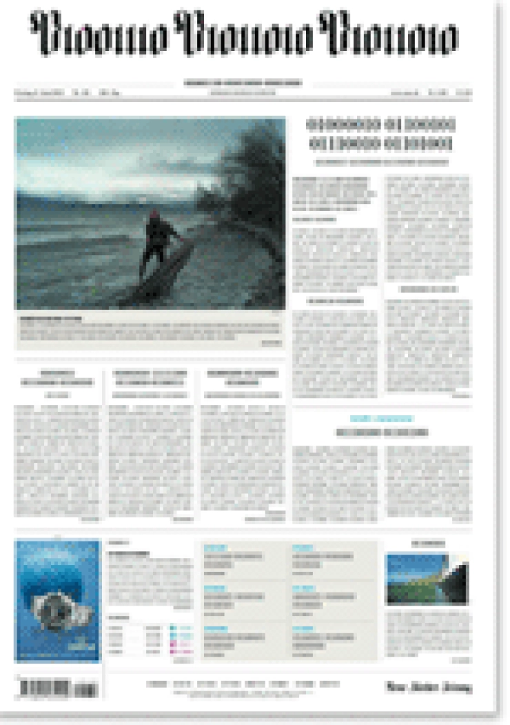 Digitaal feestje op de voorpagina