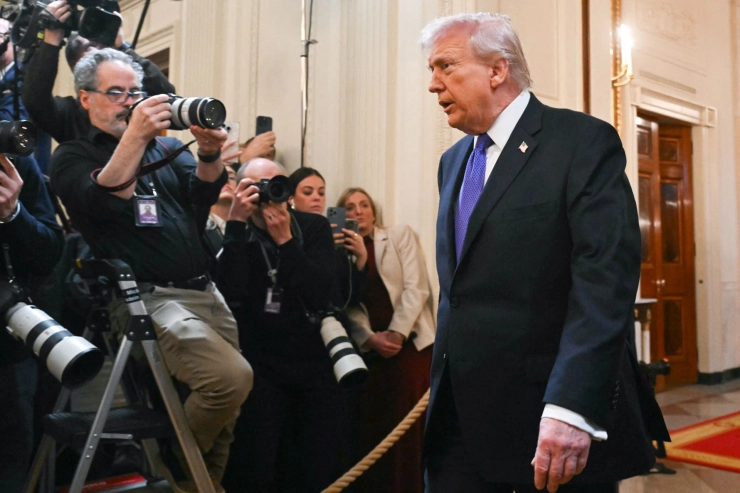 Trump voor het eerst als president naar Correspondents’ Dinner