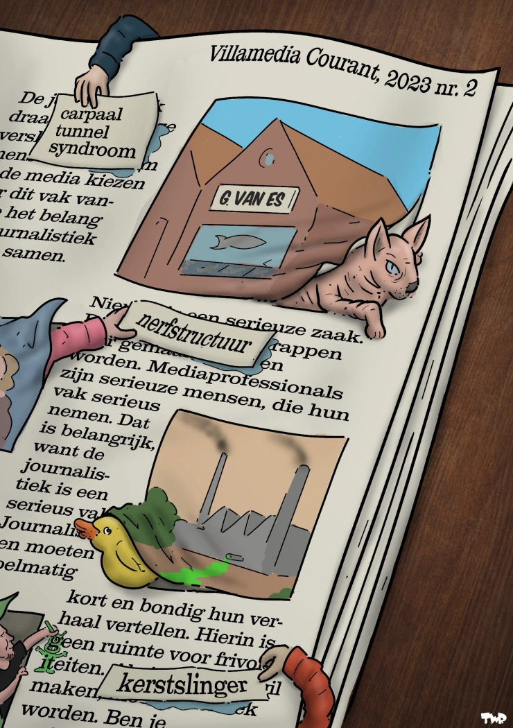 Journalisten en mediamakers verstoppen vreemde woorden en geheime boodschappen in hun werk