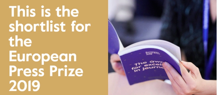 Nederlandse nominatie bij European Press Prize 2019