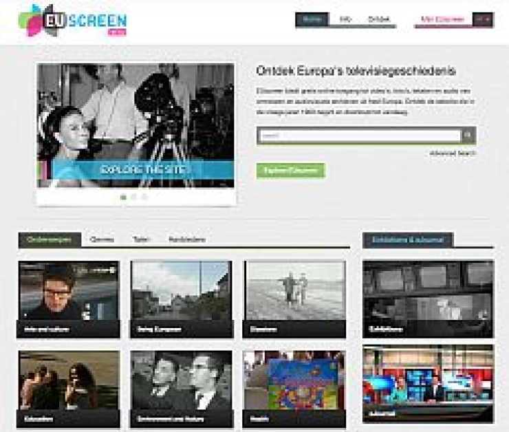 Lancering site voor tv-geschiedenis EU