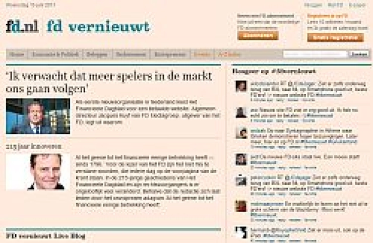 Voortaan betalen voor FD.nl