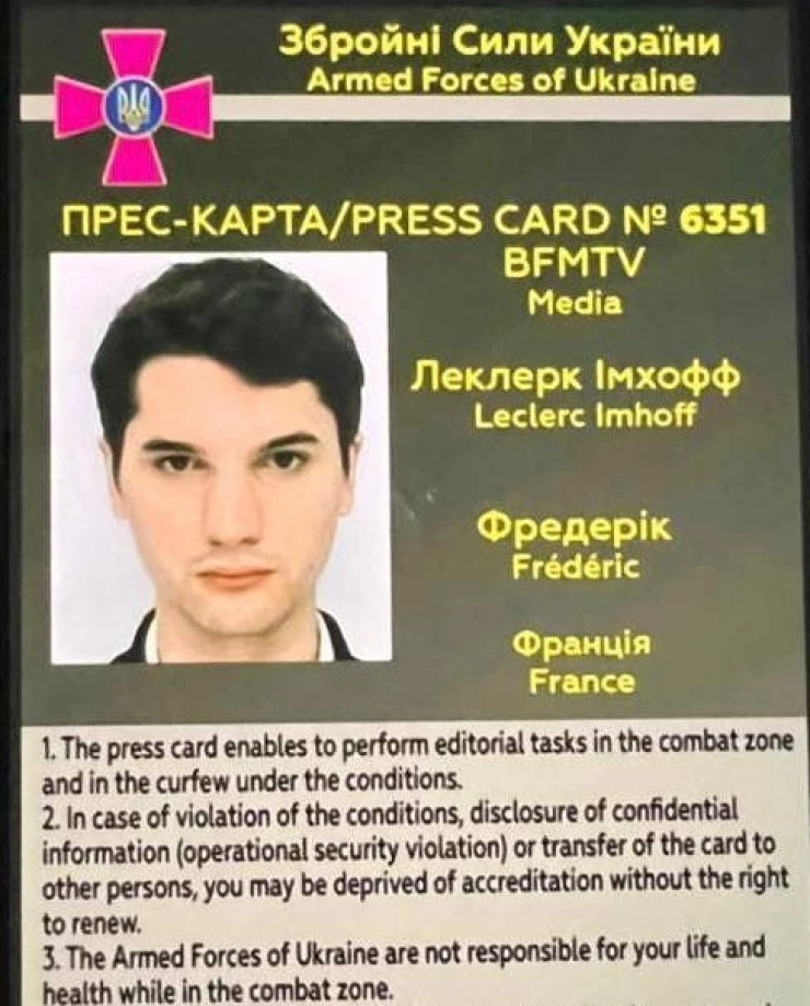 Oekraïne: Franse journalist bij beschieting omgekomen