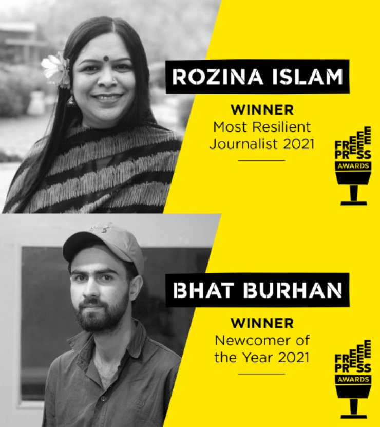 Free Press Awards 2021 uitgereikt aan moedige en veelzijdige journalisten