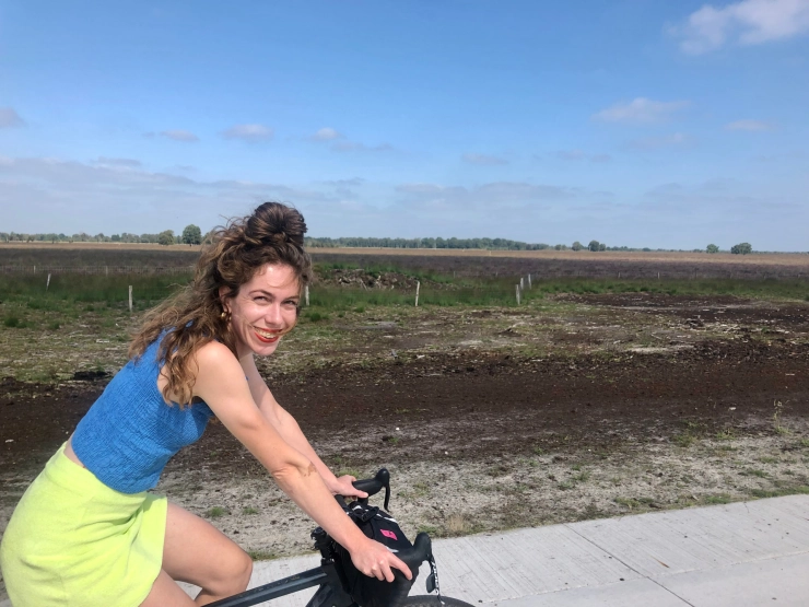 Geen krant gekregen? Journalist Gidi Heesakkers komt hem brengen. Op de fiets