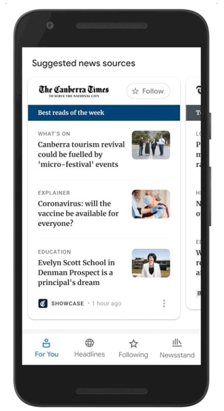 Google gaat Australische uitgevers betalen met start van platform News Showcase