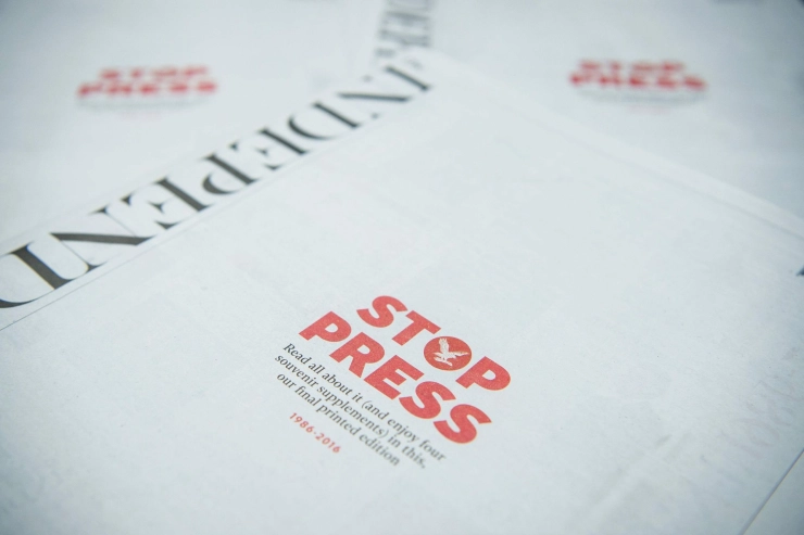 Laatste editie The Independent verschenen