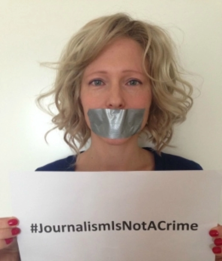 Online actie #JournalismIsNotACrime
