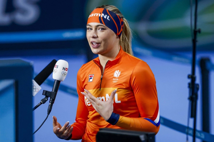 Schaatsster Jutta Leerdam over weigeren interviews: ‘Ik wil graag in mijn bubbel blijven’