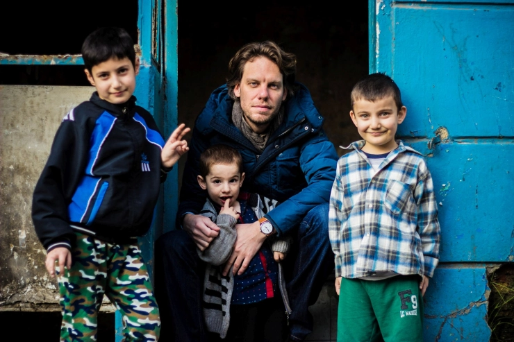 Een ijzige poolvlakte