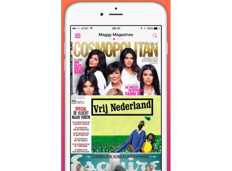 Nieuwe tijdschrift-kiosk voor smartphones gelanceerd