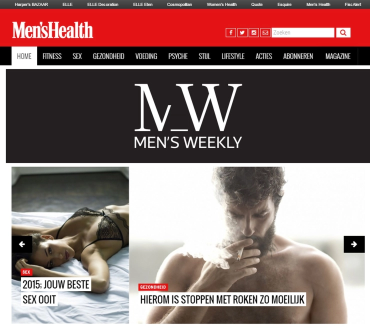 Hoofdredacteur weg bij Men’s Health