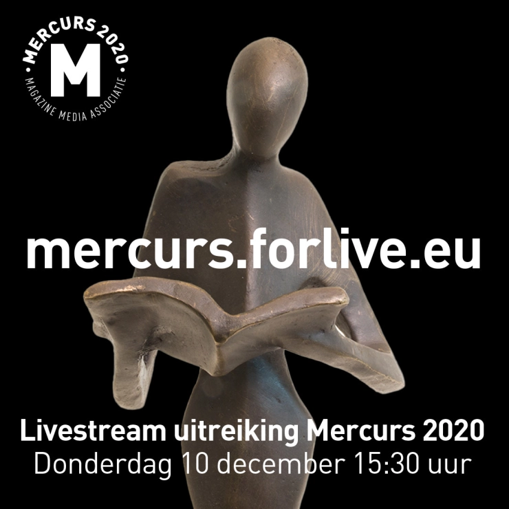 Uitreiking Mercurs 2020 te volgen via livestream