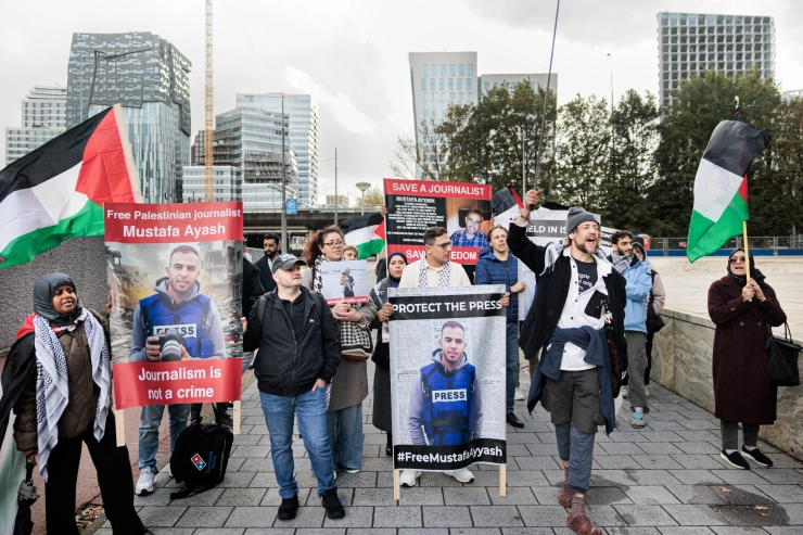 Veel belangstelling voor overleveringszaak Palestijnse journalist