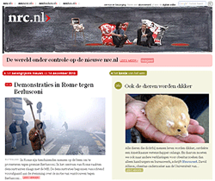 Nieuwe site voor NRC