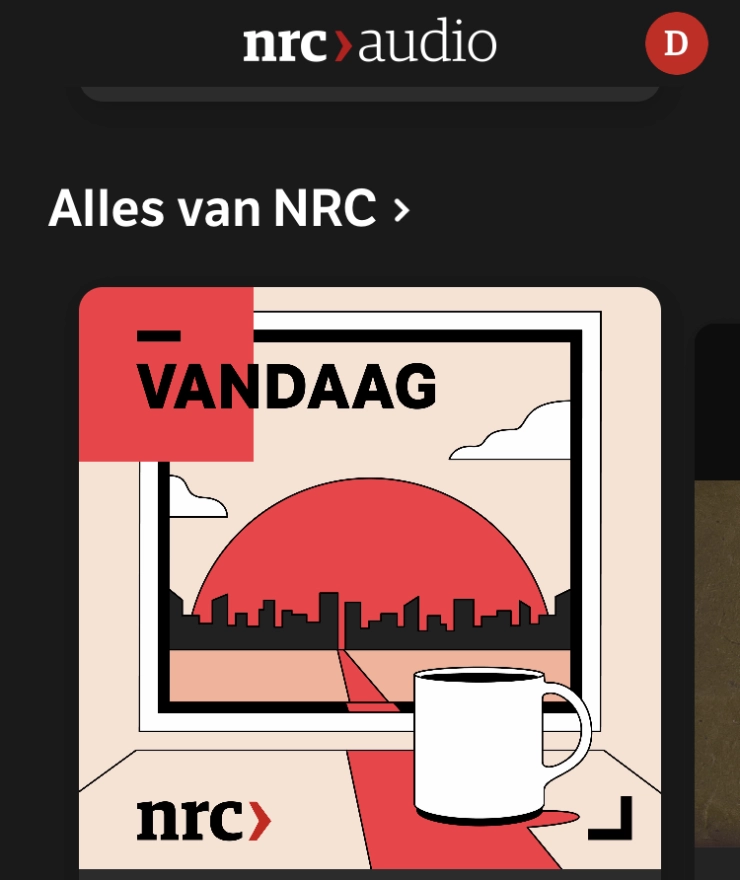 App van NRC met eigen en de beste podcasts