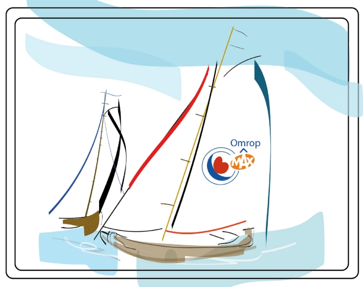 MAX en Omrop Fryslân samen in Skûtsjesilen