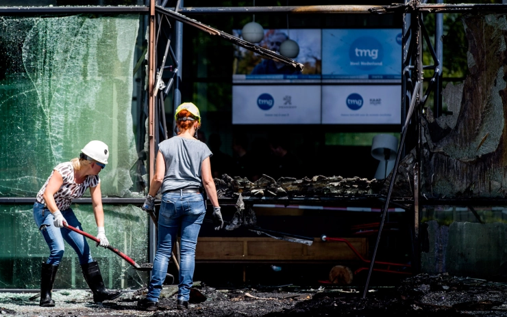 Verdachten aanslag Telegraaf-gebouw voor de rechter
