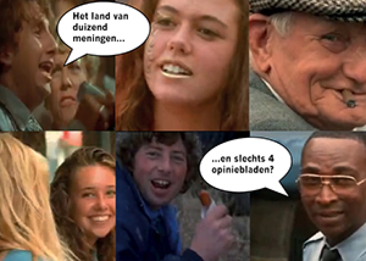 Duizend meningen en weinig opiniebladen