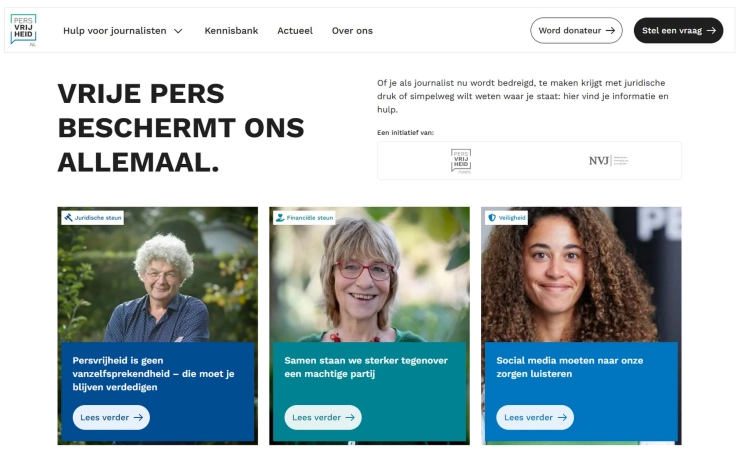 Nieuw platform Persvrijheid.nl gelanceerd