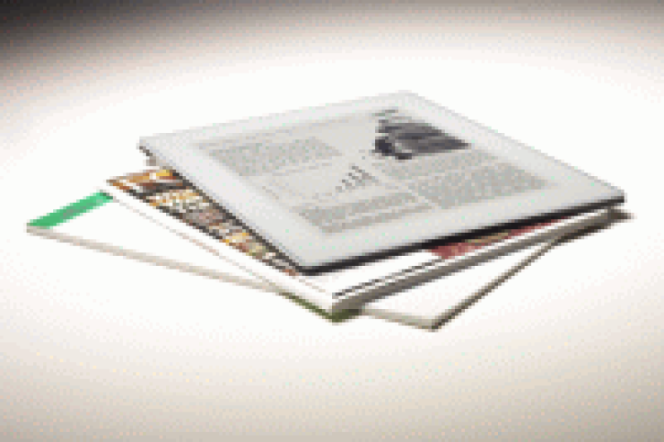Groter formaat e-reader pas in 2010