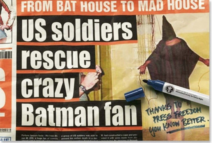 Innovatieve campagne rond persvrijheid