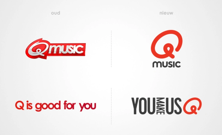 Q-music krijgt nieuwe slogan en logo