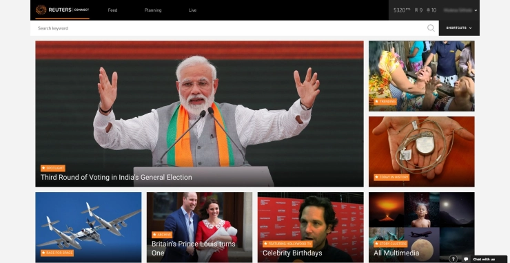 Reuters biedt een kijkje in de nieuwskeuken