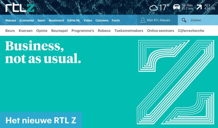 Vernieuwing bij RTL Z